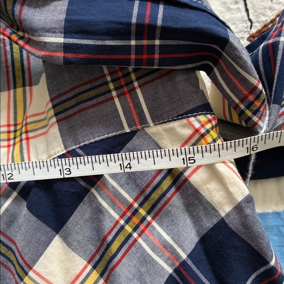 J Crew plaid cotton top - Picture 9 of 11